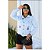 Jaqueta  Feminina Jeans Destreoyed com Várias Lavagens - Imagem 6