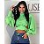 Blusa Cropped com Manga Longa e Gola Alta - Imagem 3