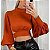Blusa Cropped com Manga Longa e Gola Alta - Imagem 2