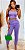 Conjunto de Cropped e Calça com Cinto Forrado com Tecido - Imagem 1