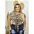 Blusa Cropped com Amarração  com Estampa - Imagem 3