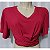 Blusa Cropped com Amarração  com Estampa - Imagem 7