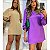 Vestido Macacao Feminino com Manga Longa  e Curta - Imagem 3