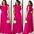 Vestido Feminino Longo  Prizado com Bojo. - Imagem 1