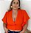 Blusa Cropped  com Botoes Frontal - Imagem 1