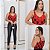 Blusa Regata Xadrez com Detalhe - Imagem 3