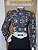 Blusa Cropped Estampada com Bojo e  com Manga  Comprida - Imagem 4