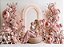 Fundo Fotográfico Dia das Mães Floral Rosé com Arco Iluminado Bebê e Infantil - Imagem 3
