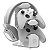 Suporte de Mesa para 2 Controles Xbox ou PS5 e Headset Gamer – ARTBOX3D, Impressão 3D, Cor Branca - Imagem 2