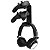 Suporte de Parede para Controles Xbox e PS5 com Apoio para Headset – Artbox3D, Fita Dupla Face, Preto - Imagem 7