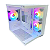 Gabinete Gamer Branco G-Fire CGH100W com 3 Fans LED 120mm, Vidro Temperado, MicroATX – Suporte Water Cooler 240mm - Imagem 4
