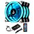 Kit Cooler Fan RGB 120mm Rise Mode Smart 12V com Controle Remoto – 3 Fans + Controladora – Silencioso, Alta Performance e Iluminação LED Gamer - Imagem 1