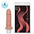 VIBRADOR 17X4 CM COR BEGE ( sem vibro ) - Imagem 2