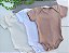 KIT 3 BODY BEBE UNISSEX SUEDINE 100% ALGODÃO - Imagem 1
