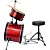 Bateria Infantil Spring Kids Vermelha - Imagem 3