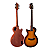 Violão Aço Flat Marques VA-09 Canhoto Sunburst Brilho + Capa - Imagem 1
