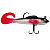 Isca Artificial Grub com Jig Head e Garatéia 8cm 9g - Imagem 1