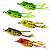 Kit 5 Isca Artificial Sapo Frog 5,5cm 12g - Imagem 1