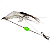 Kit 6 Isca Artificial Camarão Encastoado 8cm 6g - Imagem 7