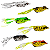 Kit 6 Isca Artificial Sapo Frog 5cm 9g - Imagem 1