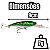 Kit 8 Isca Artificial Barbela Grande 9cm 7g - Imagem 10