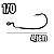 Anzol Offset com 5 unidades - Imagem 2
