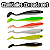 Kit 24un Isca Artificial Soft Pé de Pato + Shad - Imagem 2