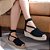 flatz espadrille midi preta 5cm - Imagem 6