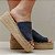 espadrille flatform slide jeans - Imagem 3