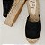 espadrille flatform slide preta camurca - Imagem 2