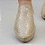 flatz espadrille mule loafer foil dourado - Imagem 8