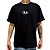 Camiseta OUS Semi Logo Desgaste Preto - Imagem 1