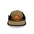 Boné Orange 5 Panel Smile Khaki Preto - Imagem 1