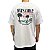 Camiseta Wats Oversized Enjoy Branco - Imagem 2