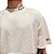 Camiseta Champion Oversized Piquet Script Off White - Imagem 3