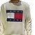 Moletom Tommy Jeans Careca Big Flag Off White - Imagem 2