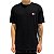 Camiseta Tommy Jeans Regular Fit Badge Bordado Preto - Imagem 1