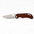 Canivete Cimo Brown Horse Inox cabo Madeira c/ Clip - BH85 - Imagem 1
