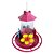 Bebedouro Para Beija-flor Luxo 4 Flores Com Poleiro 250ml - Imagem 5