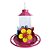 Bebedouro Para Beija-flor Luxo 4 Flores Com Poleiro 250ml - Imagem 4