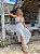 Vestido midi com decote amarração e saia ampla - Imagem 3