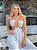 Vestido midi com decote amarração e saia ampla - Imagem 4