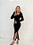 Vestido longuete fenda tricô modal - Imagem 2
