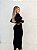 Vestido longuete fenda tricô modal - Imagem 3