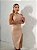 Vestido midi com abertura lateral e tira - Imagem 1