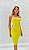 Vestido tricô modal detalhe branco - Imagem 1