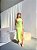 Vestido midi com gola alta e fenda - Imagem 3