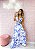 Vestido longo estampado Irís - Imagem 1