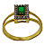 Anel com pedras detalhado - Imagem 2