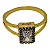 Anel com pedras detalhado - Imagem 4